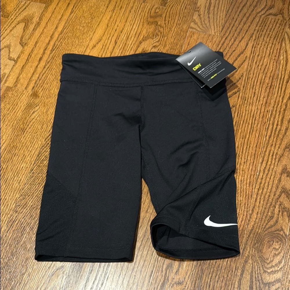 Nike Black Bike Shorts Sleek Athletic Design